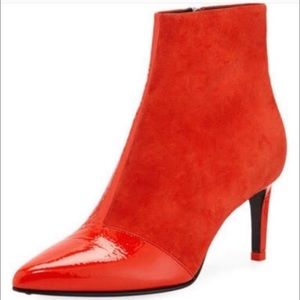 Rag and Bone Beha Bootie (Red/Orange)